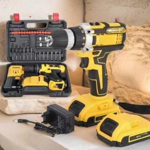 Parafusadeira Furadeira 48V 2 Baterias Com Maleta e Acessórios Completo