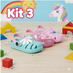 Babuche Infantil Menina Chinelo Leve