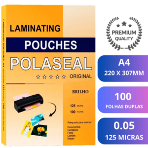 Polaseal p/Plastificacao A4 (220x307mm) 0,05 C/100