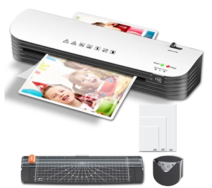 Plastificadora Laminadora A4 Fria/Quente Cortador De Papel Abs Anti-atolamento