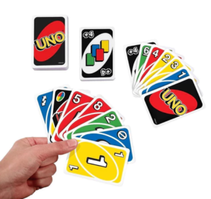 UNO Edição Clássica Jogo de Cartas– Baralho de Alta Qualidade com Cartas Personalizáveis