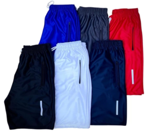 Kit 3 4 ou 6 Bermudas Masculinas Básicas - DryFit - Malha Leve e Confortável
