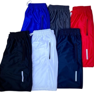 Kit 3 4 ou 6 Bermudas Masculinas Básicas - DryFit - Malha Leve e Confortável