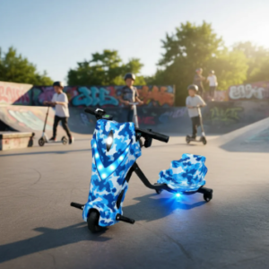 Triciclo Elétrico Drift 350w Presente Criança Kit Capacete